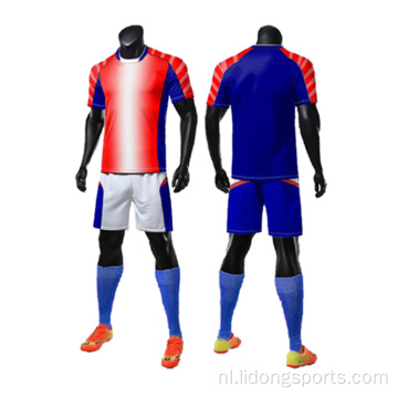 100% polyester digitale sublimatie afdrukken voetbal Jersey